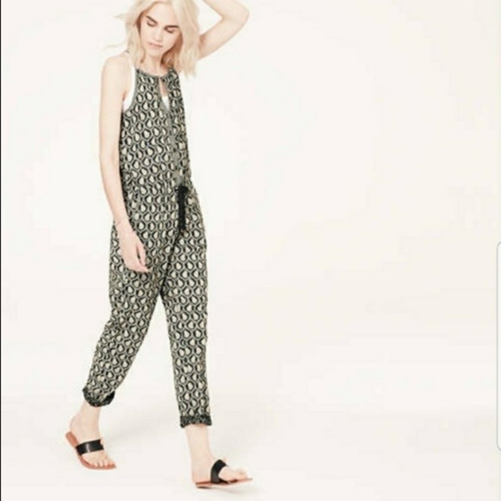 Ann Taylor Lou & Grey paisley jumpsuit